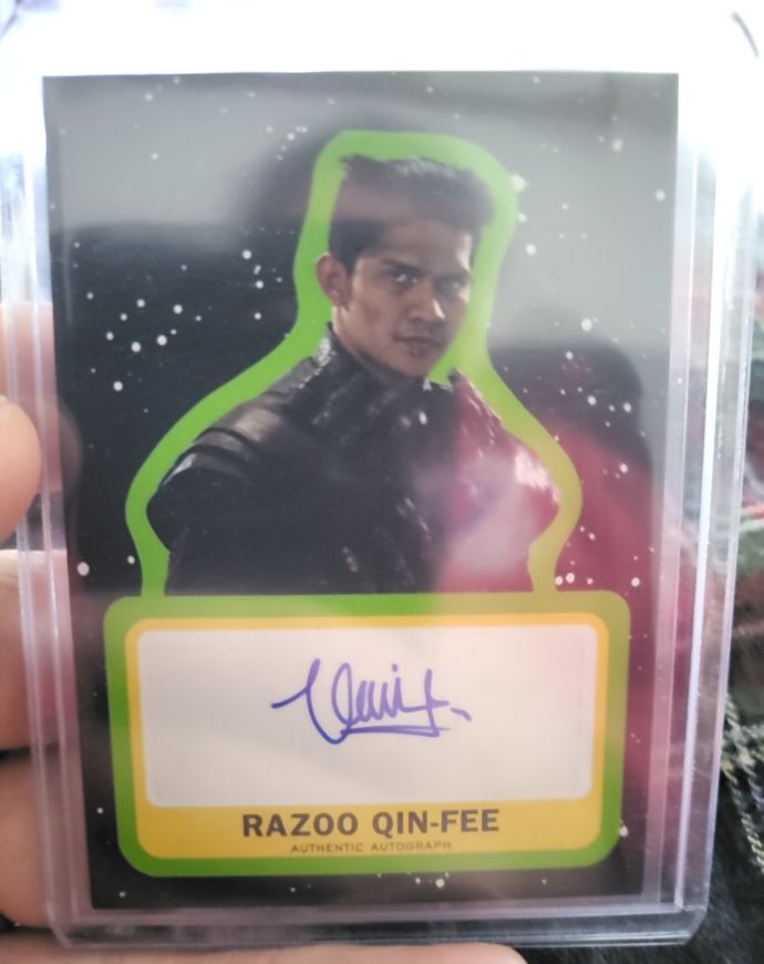 2019 Topps Star Wars Journey to Rise of Skywalker Razoo Qin-Fee Autograph — front