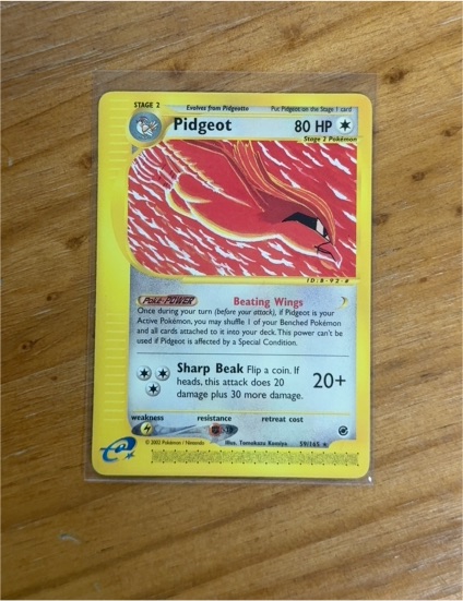 2002 Pokémon Expedition #59 Pidgeot — front