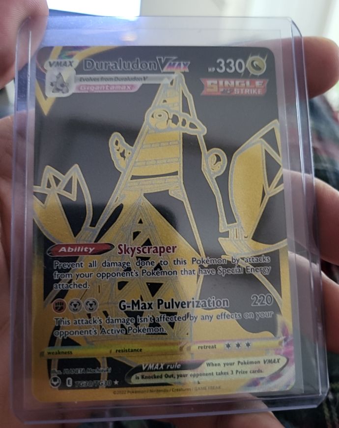 2022 Pokémon TG30 Duraludon VMAX — front