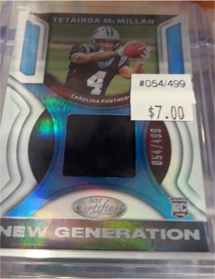 2025 Panini Certified New Generation #NGJ-TMM Tetairoa McMillan — front