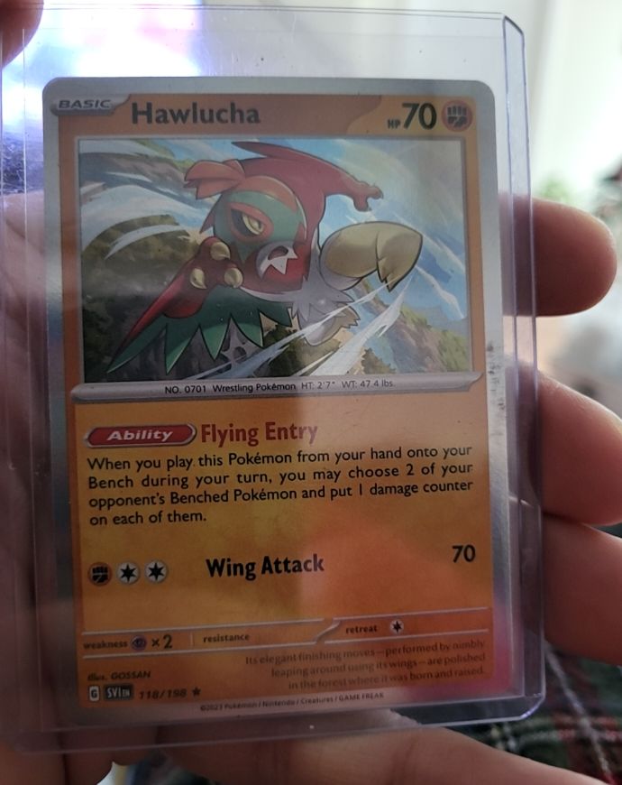 2023 Pokémon Scarlet & Violet #118 Hawlucha — front