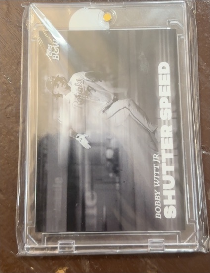 2023 Topps Black & White Shutter Speed #SS5 Bobby Witt Jr. — front