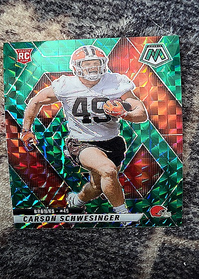 2021 Panini Mosaic #49 Carson Schwesinger — front