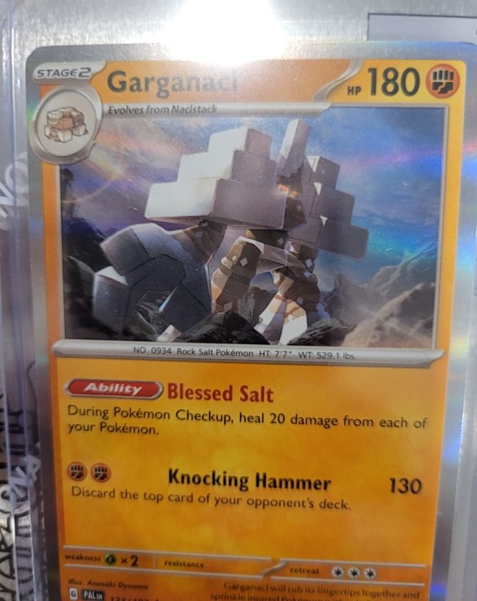 2023 Pokémon SV02: Paldea Evolved #123 Garganacl — front
