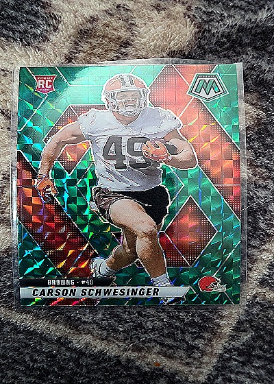 2025 Panini Mosaic #371 Carson Schwesinger — front