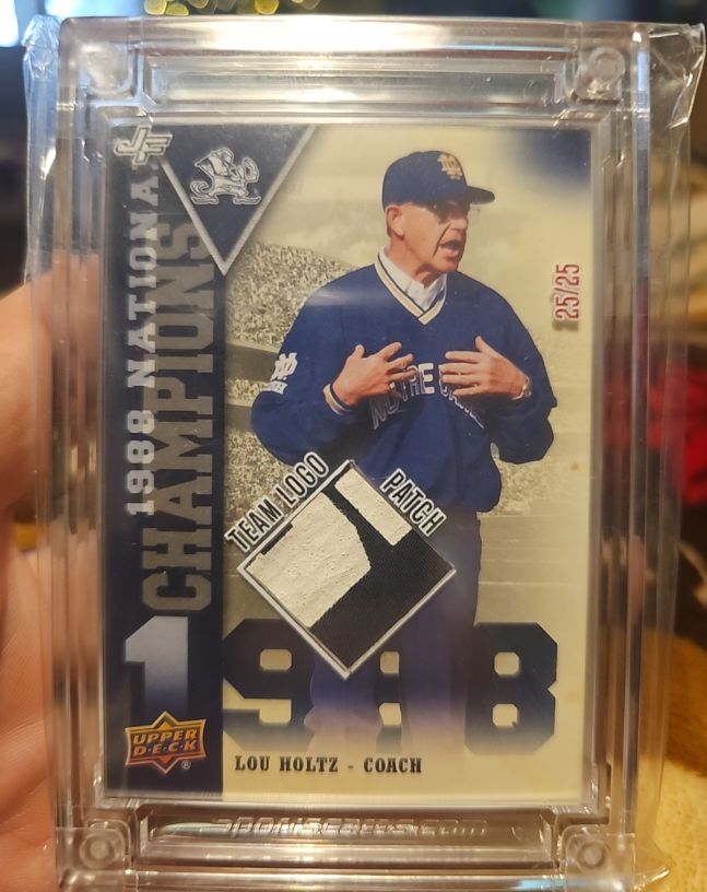 1998 Upper Deck Champions #Lou Holtz — front