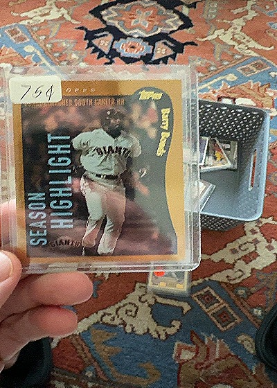 2002 Topps #336 Barry Bonds — front