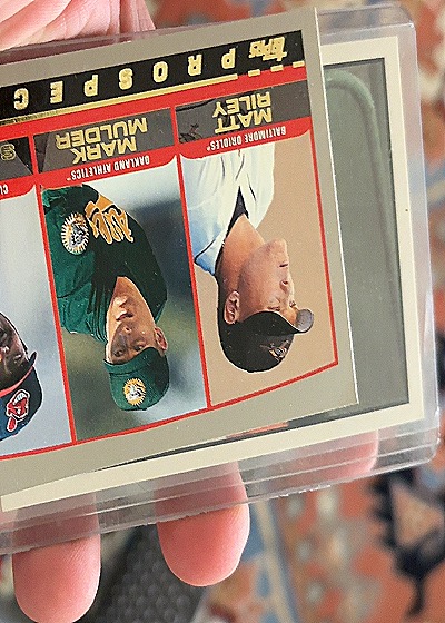 2000 Topps #446 Matt Riley / Mark Mulder / CC Sabathia — front