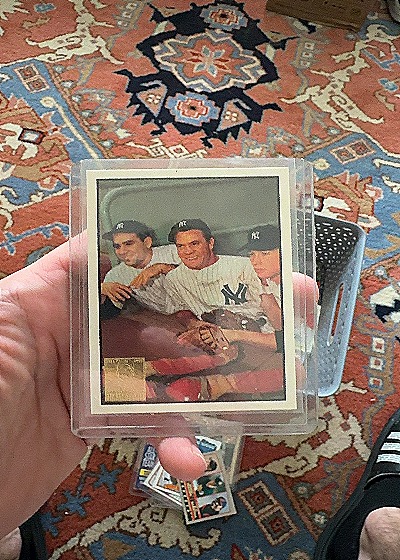 1953 Bowman Color #44 Mickey Mantle — front
