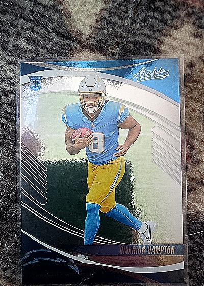 2025 Panini Absolute #166 Omarion Hampton — front