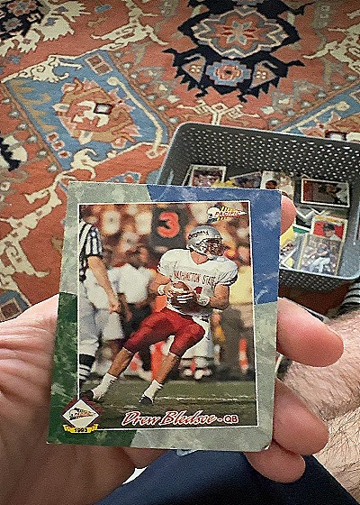 1993 Pacific #97 Drew Bledsoe — front