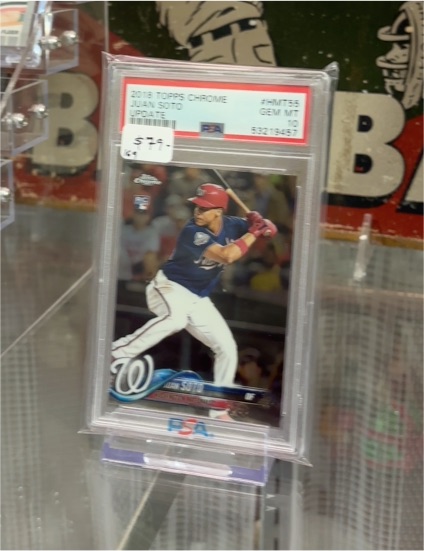 2018 Topps Chrome Update #US55 Juan Soto — front