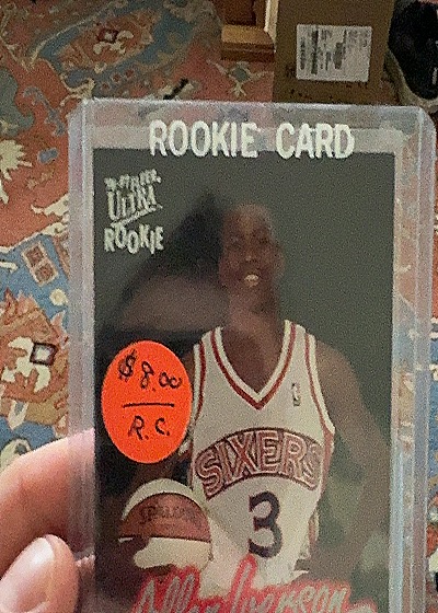 1993 Upper Deck Rookie Card Allan Houston — front