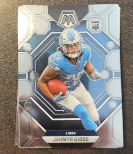 2023 Panini Mosaic #324 Jahmyr Gibbs Rookie — front