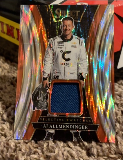 2025 Panini Select #SS-AJA AJ Allmendinger Selective Swatches — front
