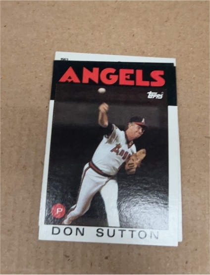 1986 Topps #335 Don Sutton — front