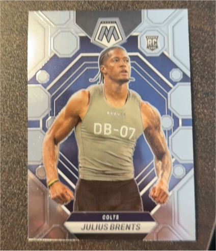 2023 Panini Mosaic #340 Julius Brents Rookie — front