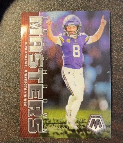 2023 Panini Mosaic Touchdown Masters #TM-KCU Kirk Cousins — front