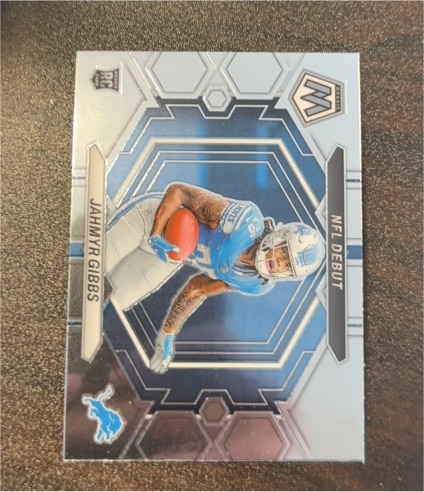 2023 Panini Mosaic NFL Debut #ND-10 Jahmyr Gibbs — front