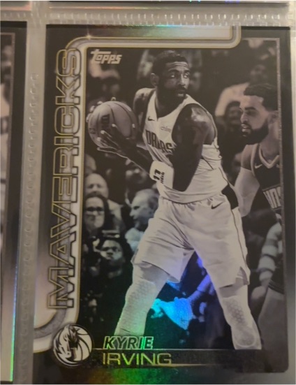 2025-26 Topps #168 Kyrie Irving Blackout — front