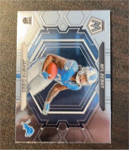 2023 Panini Mosaic NFL Debut #ND-10 Jahmyr Gibbs — front