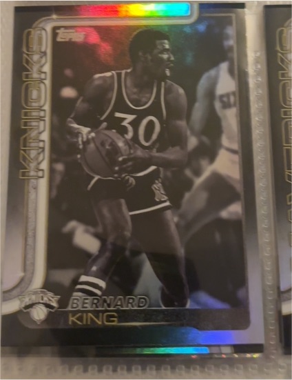 2025-26 Topps #268 Bernard King Blackout — front