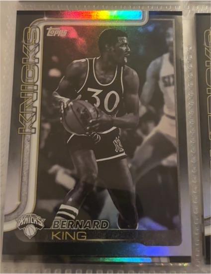 2025-26 Topps #268 Bernard King Blackout — front