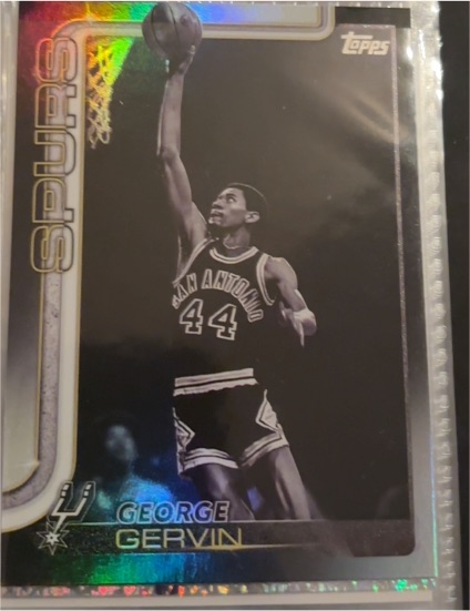 2025-26 Topps #265 George Gervin Blackout — front