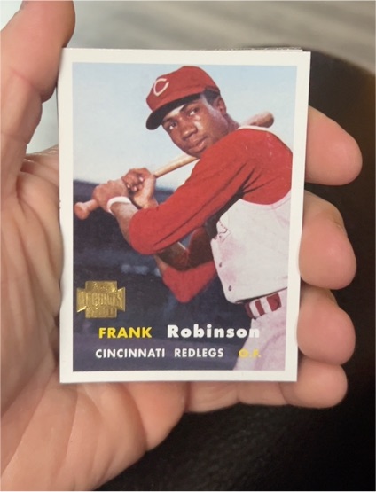 2001 Topps Archives #30 Frank Robinson Cincinnati Redlegs — front