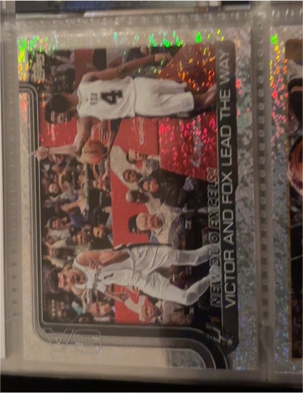2025-26 Topps #300 New Duo Excels!: Victor and Fox Lead The Way — front