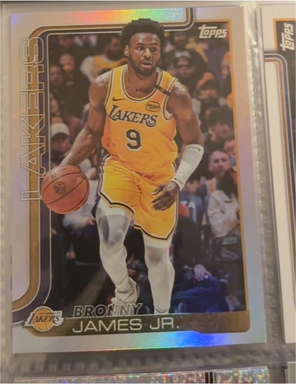 2025-26 Topps #152 Bronny James Jr. — front