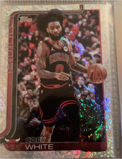 2025-26 Topps #34 Coby White — front