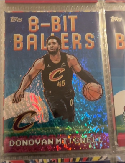 2025 Topps 8-Bit Ballers #8B-11 Donovan Mitchell — front