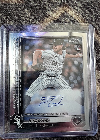 2025 Topps Chrome #RA-FE Fraser Ellard Rookie Autographs — front
