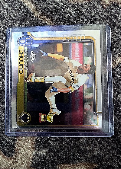2025 Topps Chrome #262 Jackson Chourio — front