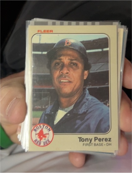 1983 Fleer #191 Tony Perez — front