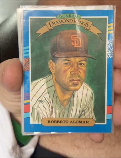 1990 Donruss Diamond Kings #12 Roberto Alomar — front