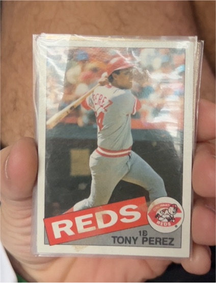 1985 Topps #675 Tony Perez — front
