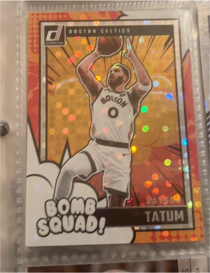 2024-25 Panini Donruss #17 Jayson Tatum Bomb Squad — front