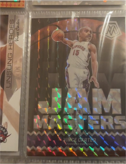2023-24 Panini Mosaic #19 Vince Carter Jam Masters Mosaic Toronto Raptors — front