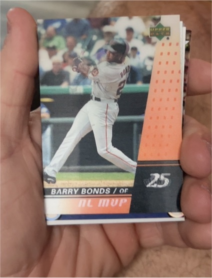1993 Upper Deck #25 Barry Bonds — front