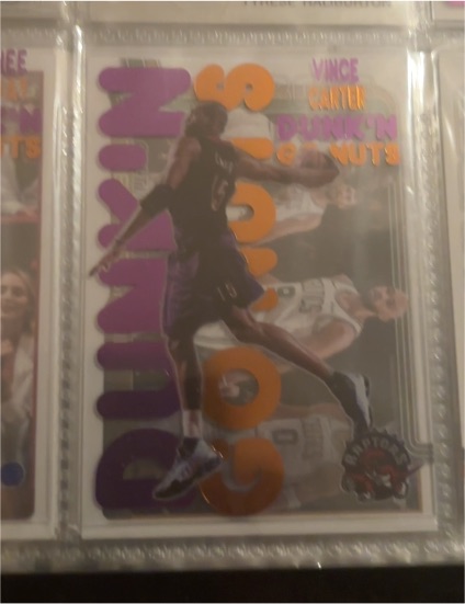 1998 Skybox Dunk 'N Go-Nuts Vince Carter — front