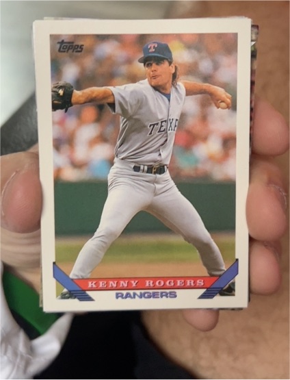 1993 Topps #169 Kenny Rogers — front