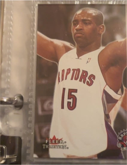 1995-96 Fleer Tradition #? Vince Carter — front