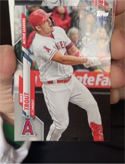 2020 Topps Update #U-243 Mike Trout — front
