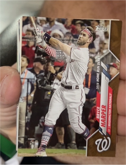 2020 Topps Update #U-255 Bryce Harper — front