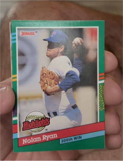 1991 Donruss #BC-15 Nolan Ryan 300th Win Highlights — front