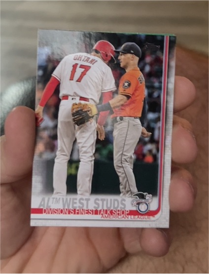 2019 Topps Series 1 #266 Shohei Ohtani & Alex Bregman AL West Studs — front