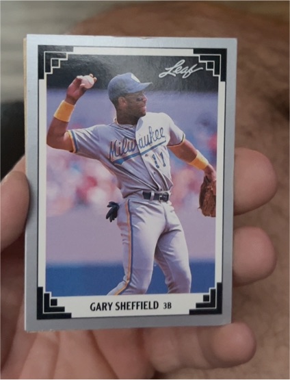 1991 Leaf #173 Gary Sheffield — front
