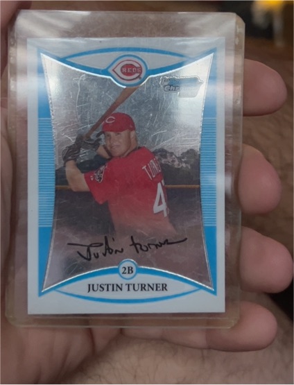 2008 Bowman Chrome Prospects #BCP171 Justin Turner — front